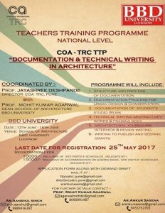 Teacher's Training Programme
