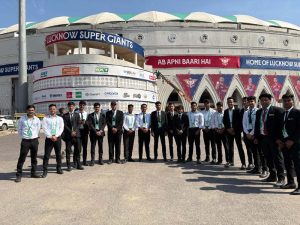 SoHM students Hands -on hospitality experience during the Indian Premier League (IPL)