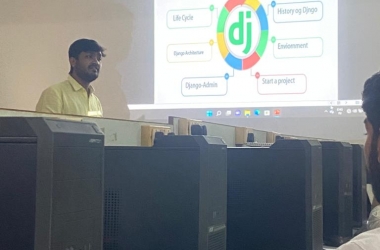 Workshop Organized by School of Computer Application on Python with Django