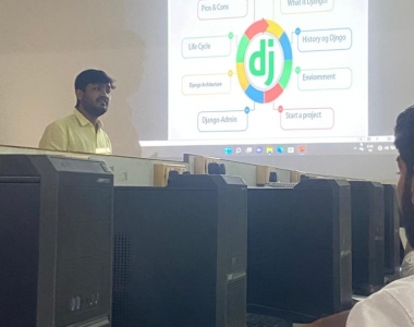 Workshop Organized by School of Computer Application on Python with Django